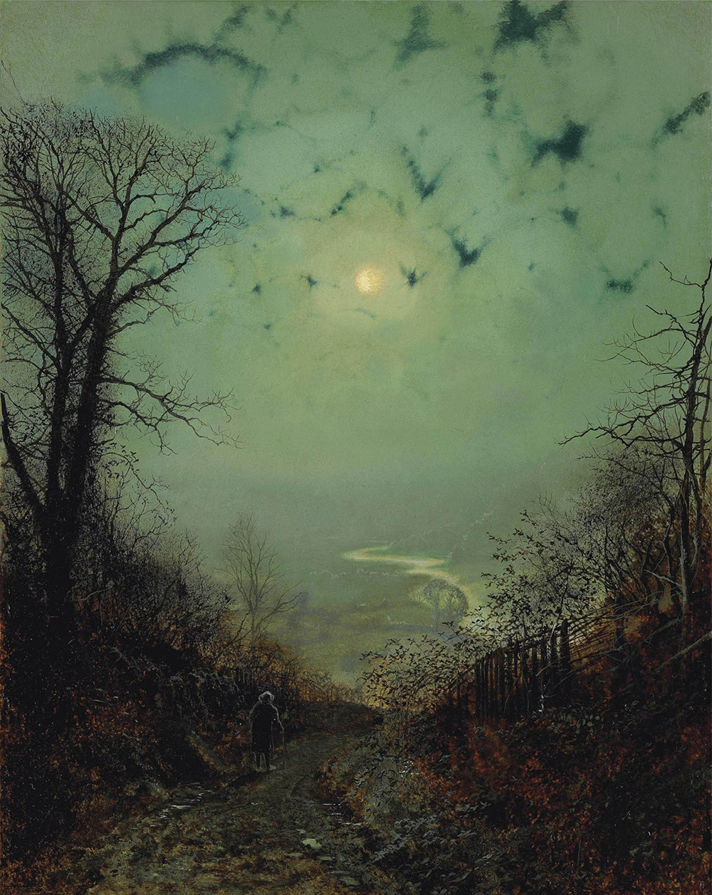 John Atkinson Grimshaw Wharfedale, 1871 oil painting reproduction