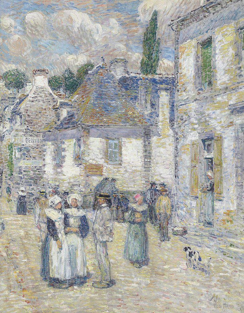 Frederick Childe Hassam Pont-Aven, 1897 oil painting reproduction