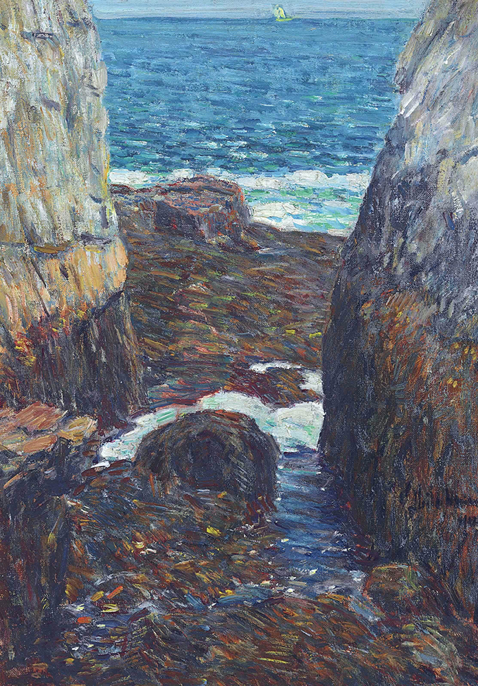 Frederick Childe Hassam The North Gorge, Appledore, Isles of Shoals, 1912 oil painting reproduction