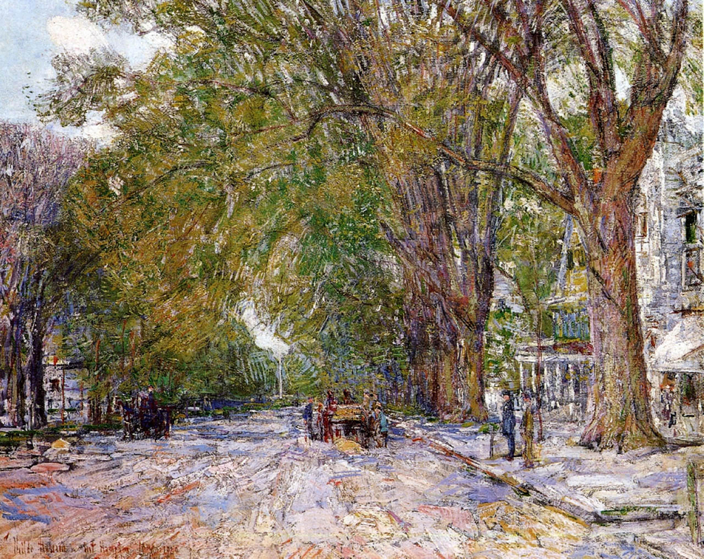 Frederick Childe Hassam Elms, East Hampton, New York, 1920 oil painting reproduction