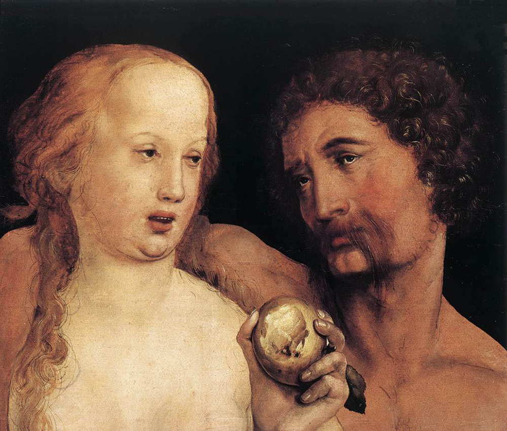 Hans Holbein the Younger Adam and Eve. 1517 oil painting reproduction