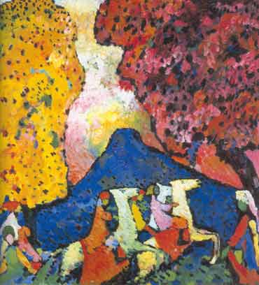 Wassily Kandinsky The Blue Mountain oil painting reproduction