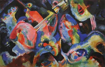 Wassily Kandinsky Improvisation. Deluge oil painting reproduction