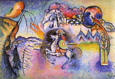 Wassily Kandinsky Rider. St. George oil painting reproduction