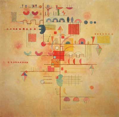 Wassily Kandinsky Gentle Ascent oil painting reproduction