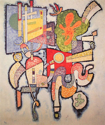 Wassily Kandinsky Complex-Simple oil painting reproduction