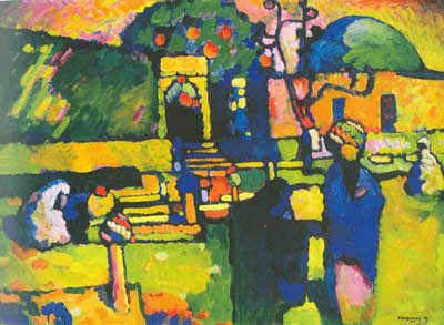 Wassily Kandinsky Arabian Graveyard oil painting reproduction