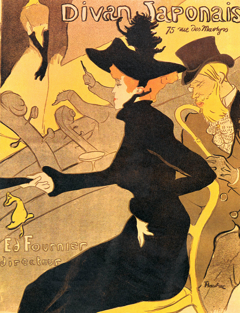 Henri Toulouse-Lautrec Divan Japonais - 1892 - 1893  oil painting reproduction