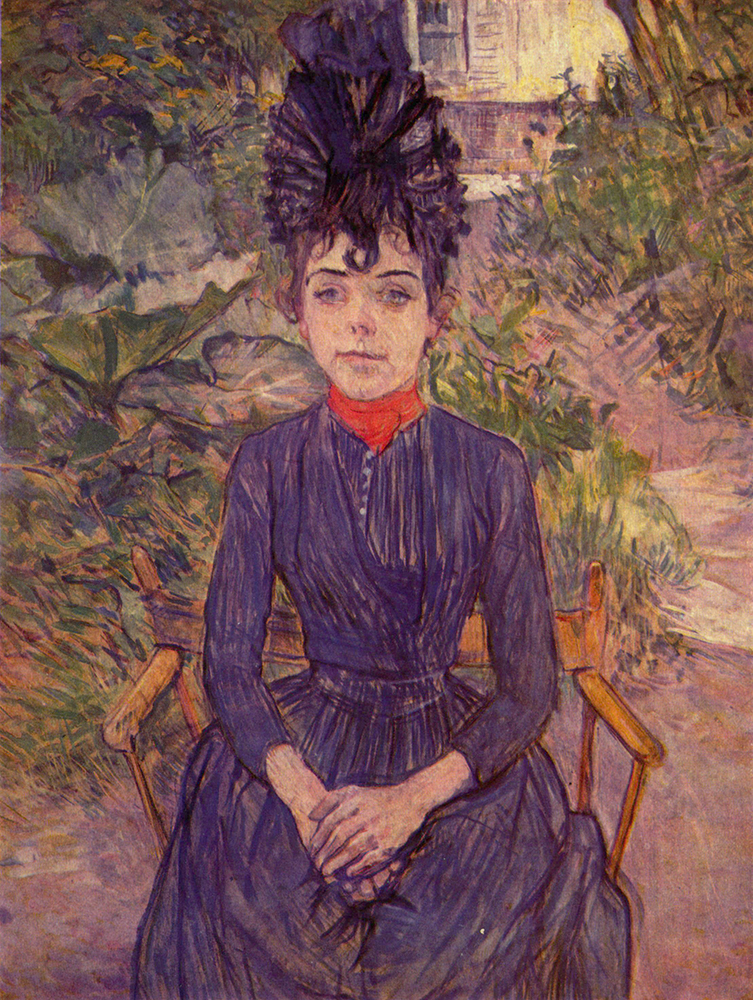 Henri Toulouse-Lautrec Justine Dieuhl - 1891  oil painting reproduction