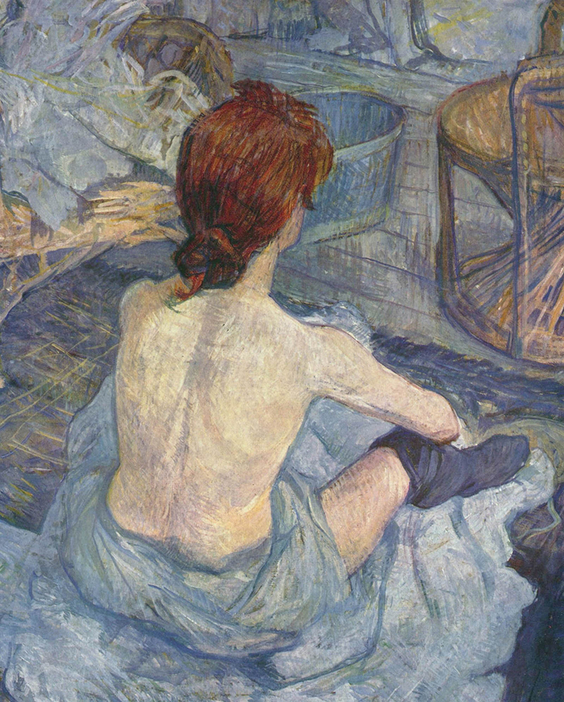 Henri Toulouse-Lautrec Woman at Her Toilette -1896 oil painting reproduction