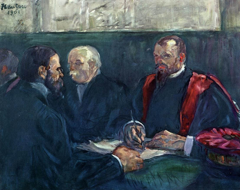 Henri Toulouse-Lautrec An Examination at the Faculty of Medicine, Paris - 1901  oil painting reproduction