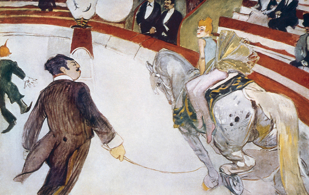 Henri Toulouse-Lautrec At the Cirque Fernando - The Ringmaster - 1887 oil painting reproduction