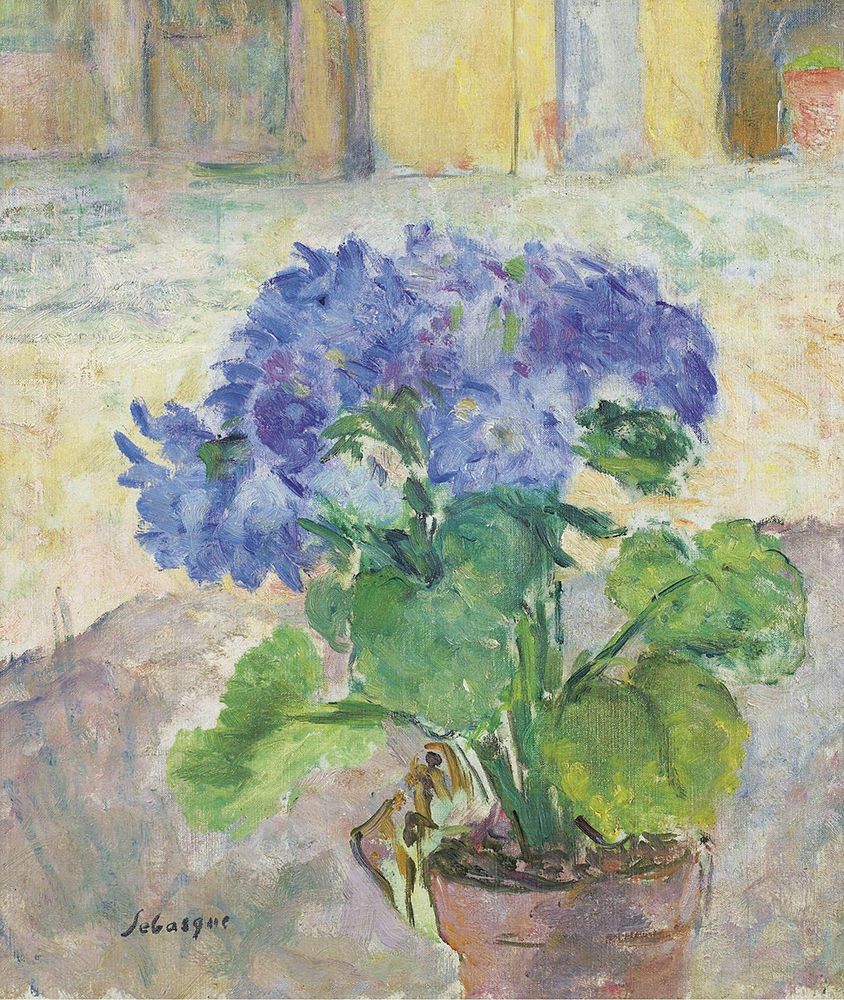 Henri Lebasque Hydrangea oil painting reproduction