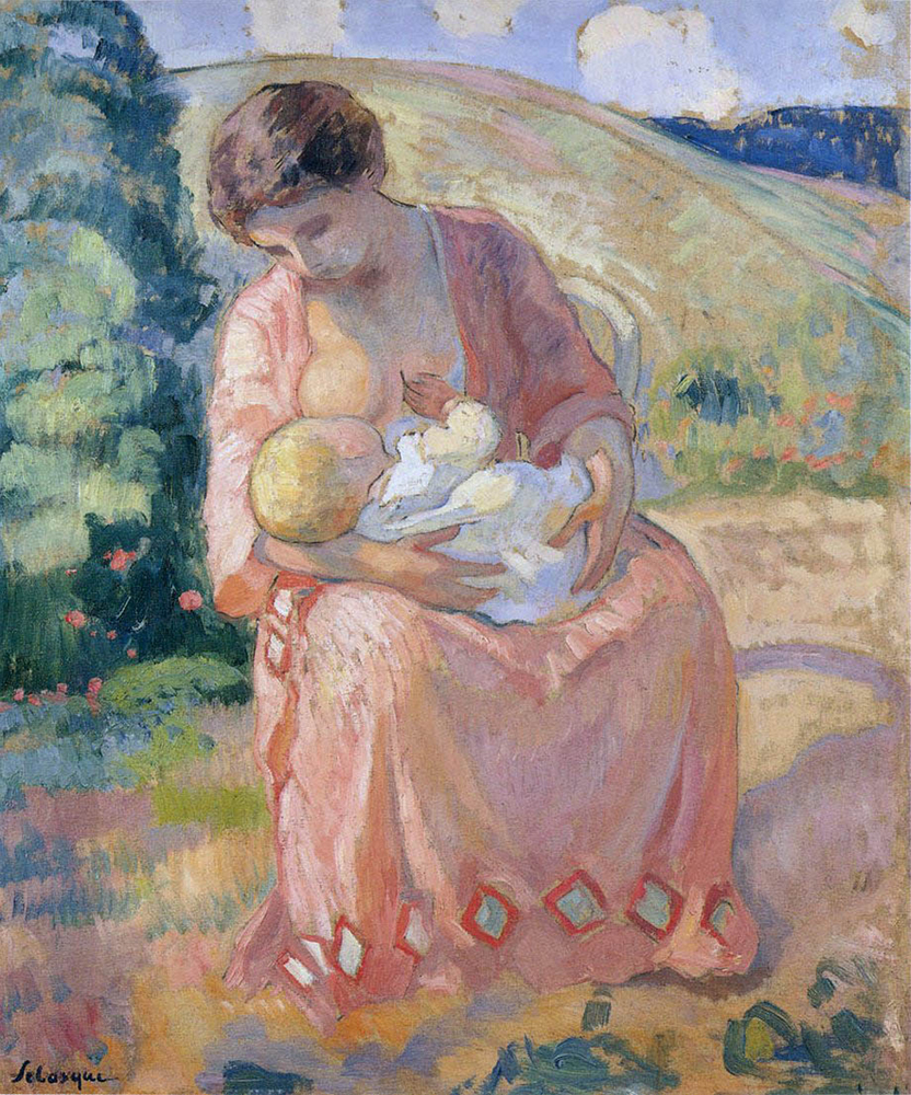 Henri Lebasque Mother and Child 03 oil painting reproduction