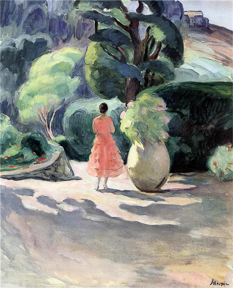 Henri Lebasque The Alley of Jars at Pradet oil painting reproduction