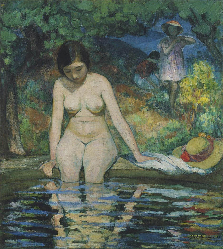 Henri Lebasque The Bather, 1910 oil painting reproduction