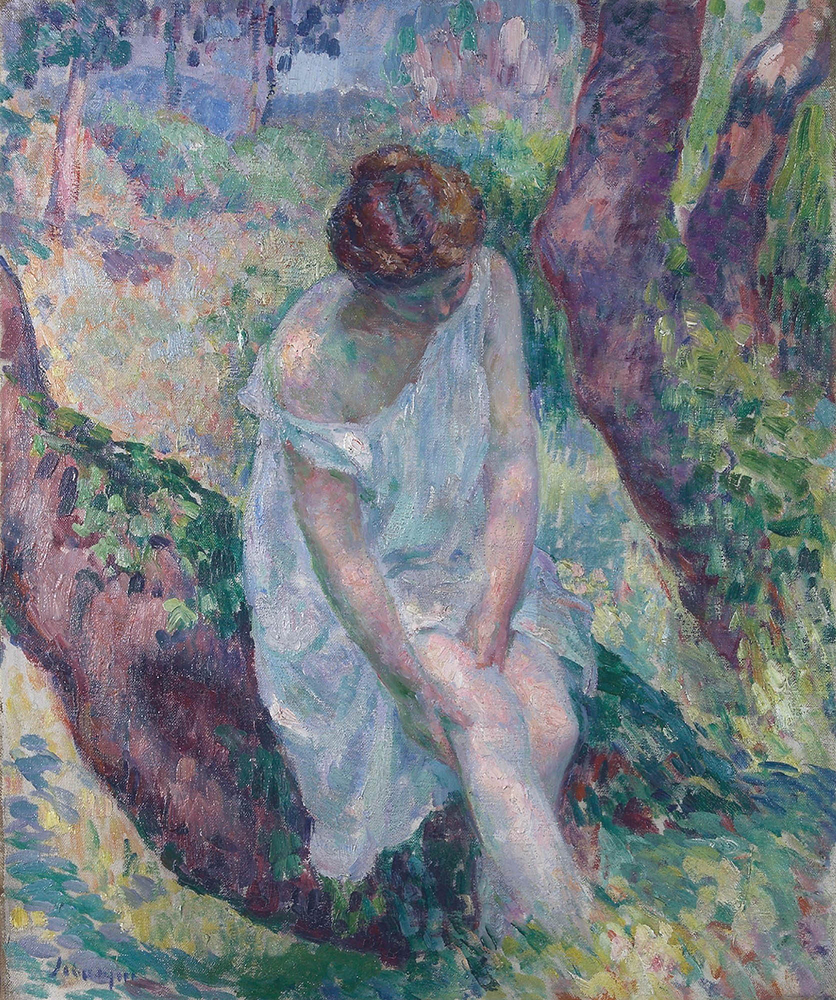 Henri Lebasque The Bather, St. Tropez, 1906 oil painting reproduction