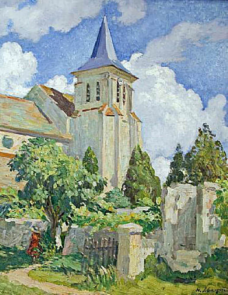 Henri Lebasque The Church at Montevrain oil painting reproduction