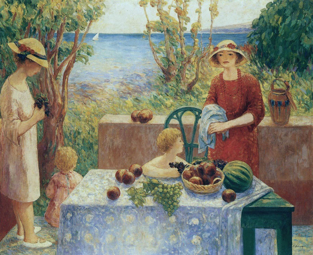 Henri Lebasque Champignu, 1913 oil painting reproduction