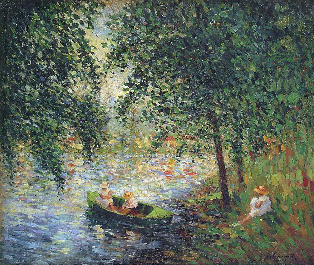 Henri Lebasque Girls by the River, 1905 oil painting reproduction