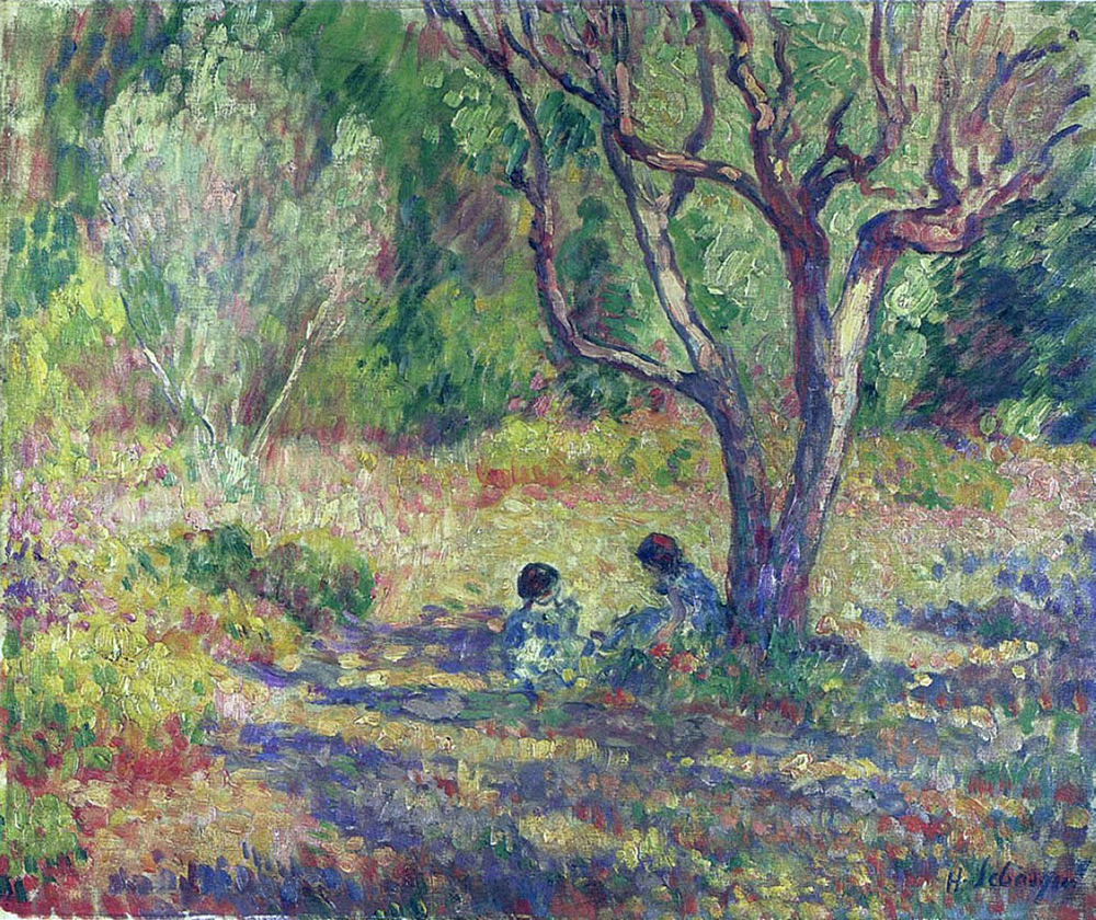 Henri Lebasque In the Garden, 1907 oil painting reproduction