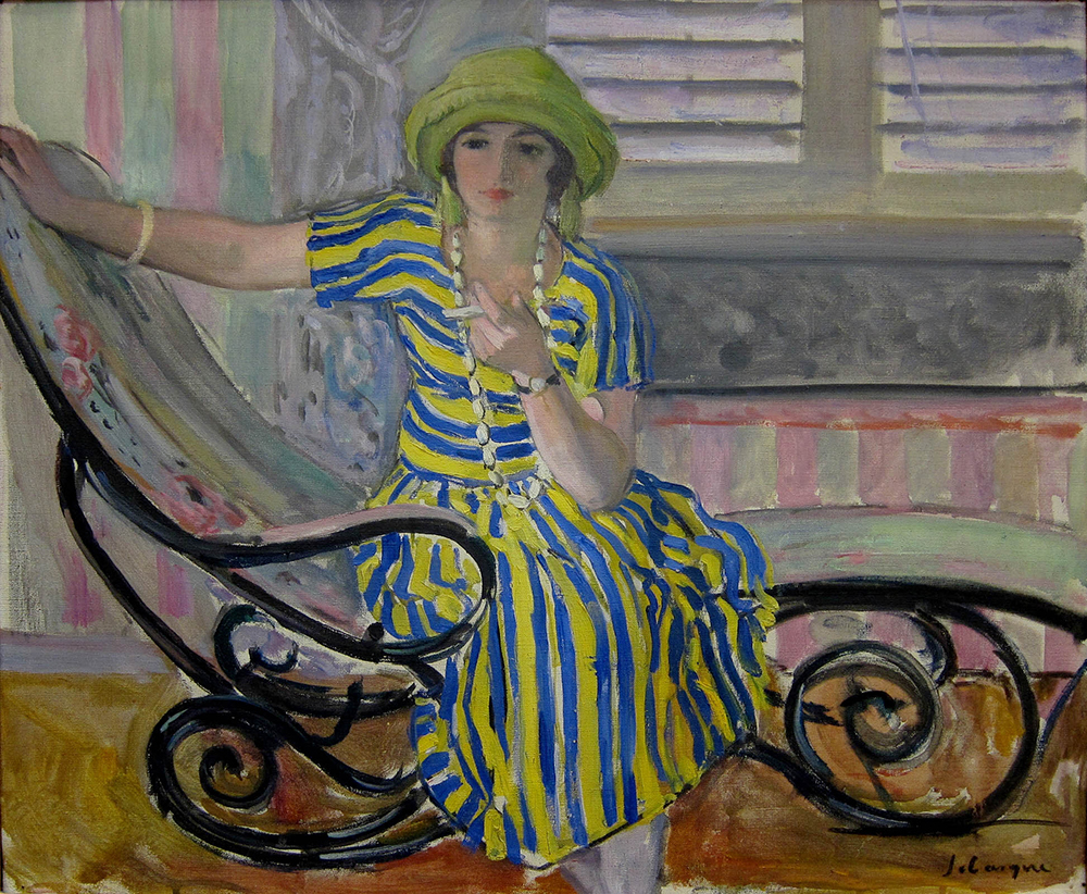 Henri Lebasque La cigarette, 1921 oil painting reproduction