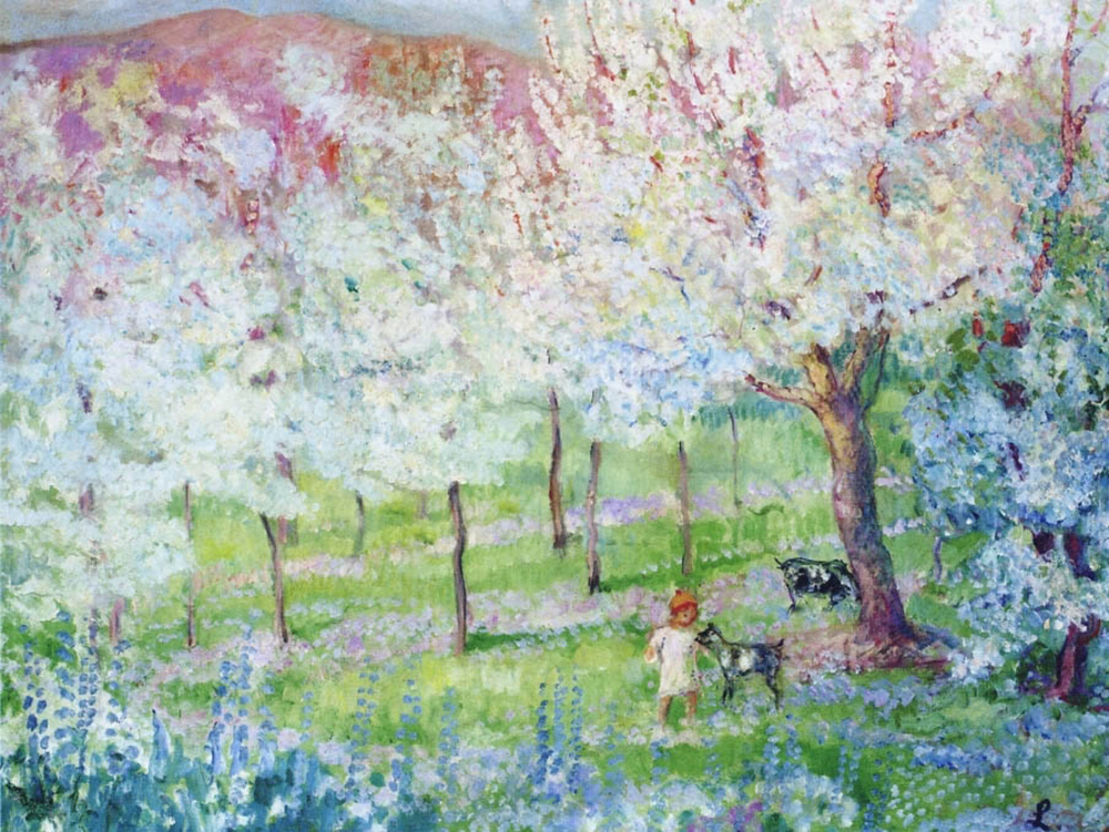 Henri Lebasque Spring Landscape, 1913 oil painting reproduction