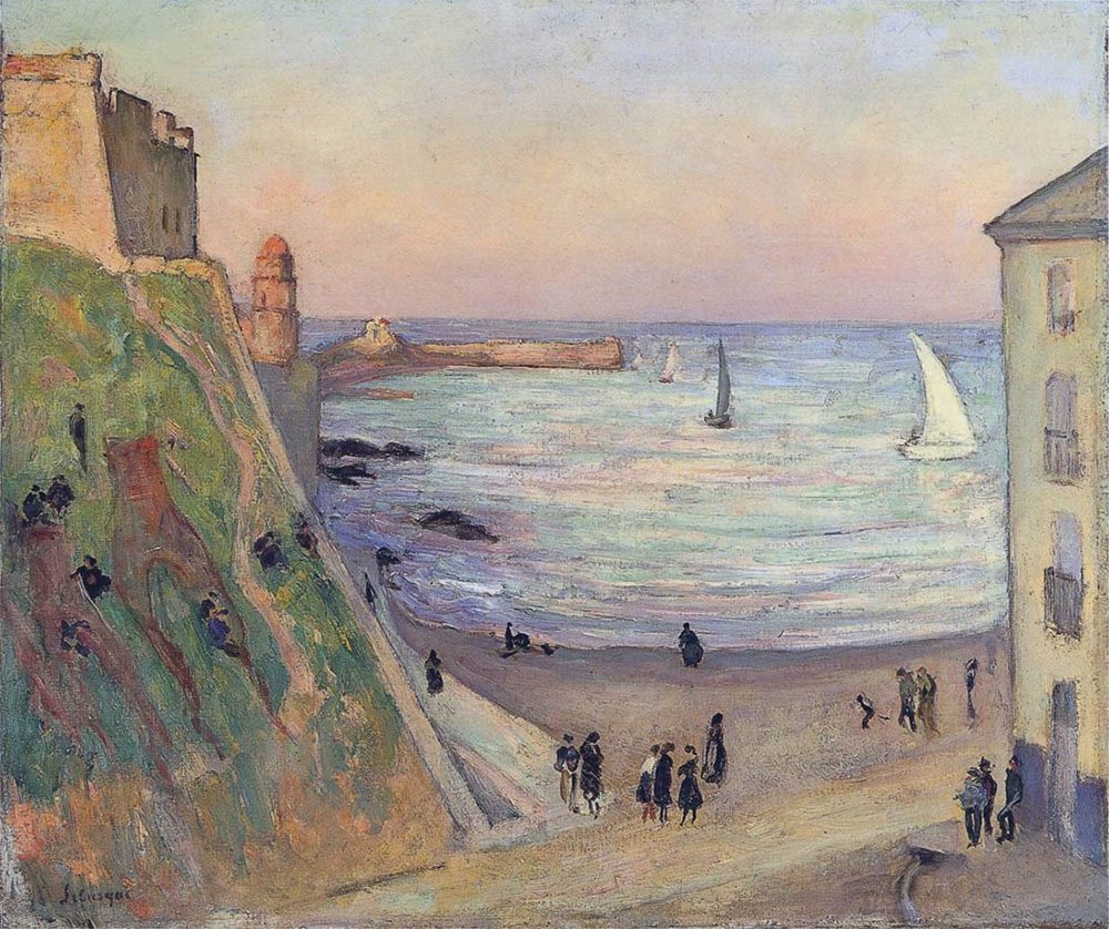 Henri Lebasque The Port at Collioure, 1921 oil painting reproduction