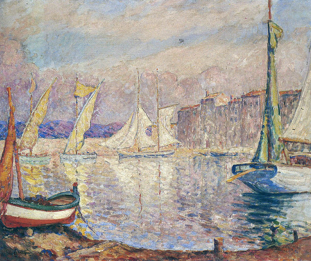 Henri Lebasque The Port at Saint-Tropez, 1906 oil painting reproduction