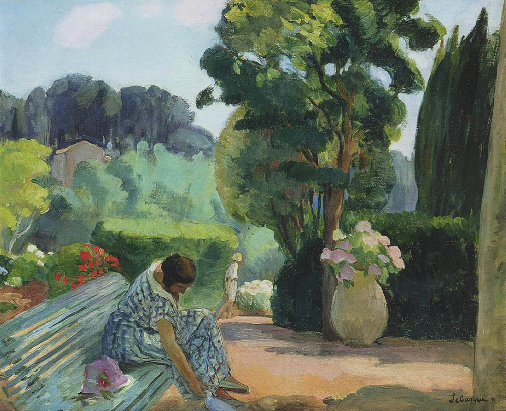 Henri Lebasque The Terrace in Pradet oil painting reproduction