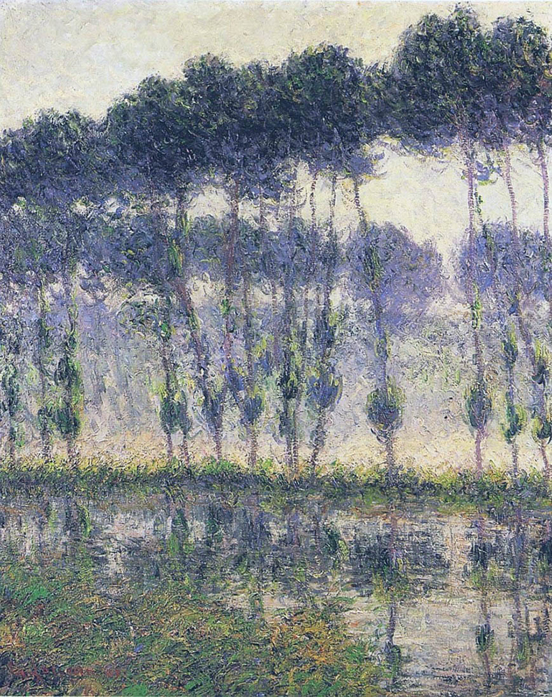 Gustave Loiseau Poplars by the Eure, 1903 oil painting reproduction