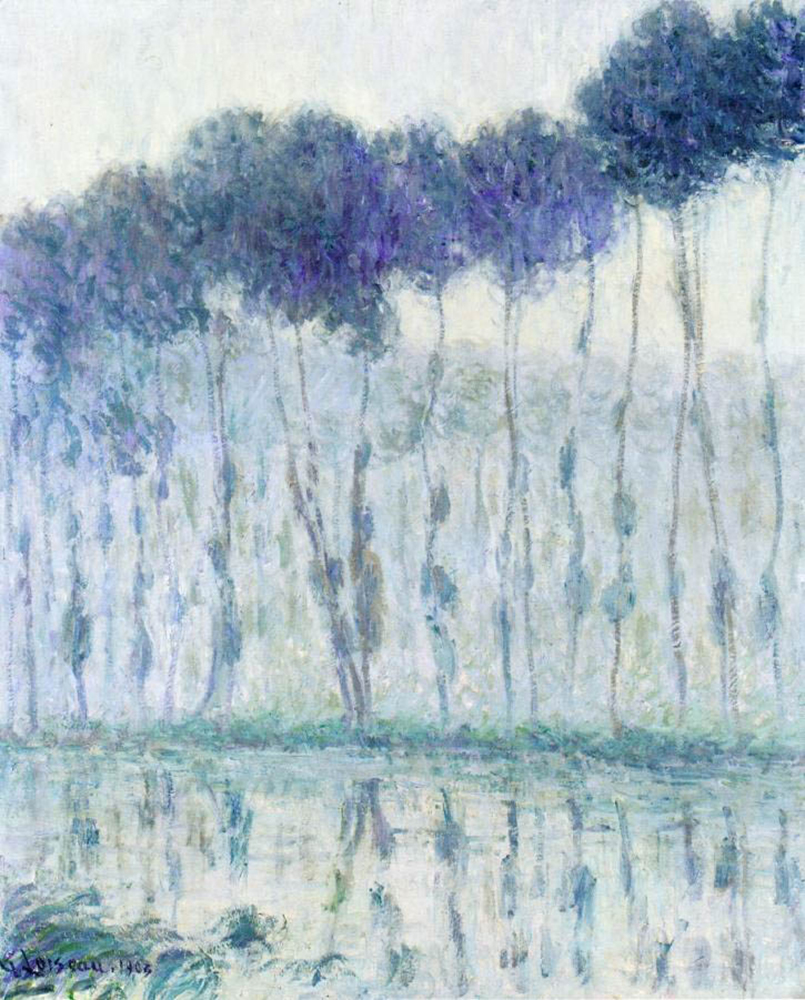 Gustave Loiseau Poplars on the Banks of the Eure, 1903 oil painting reproduction