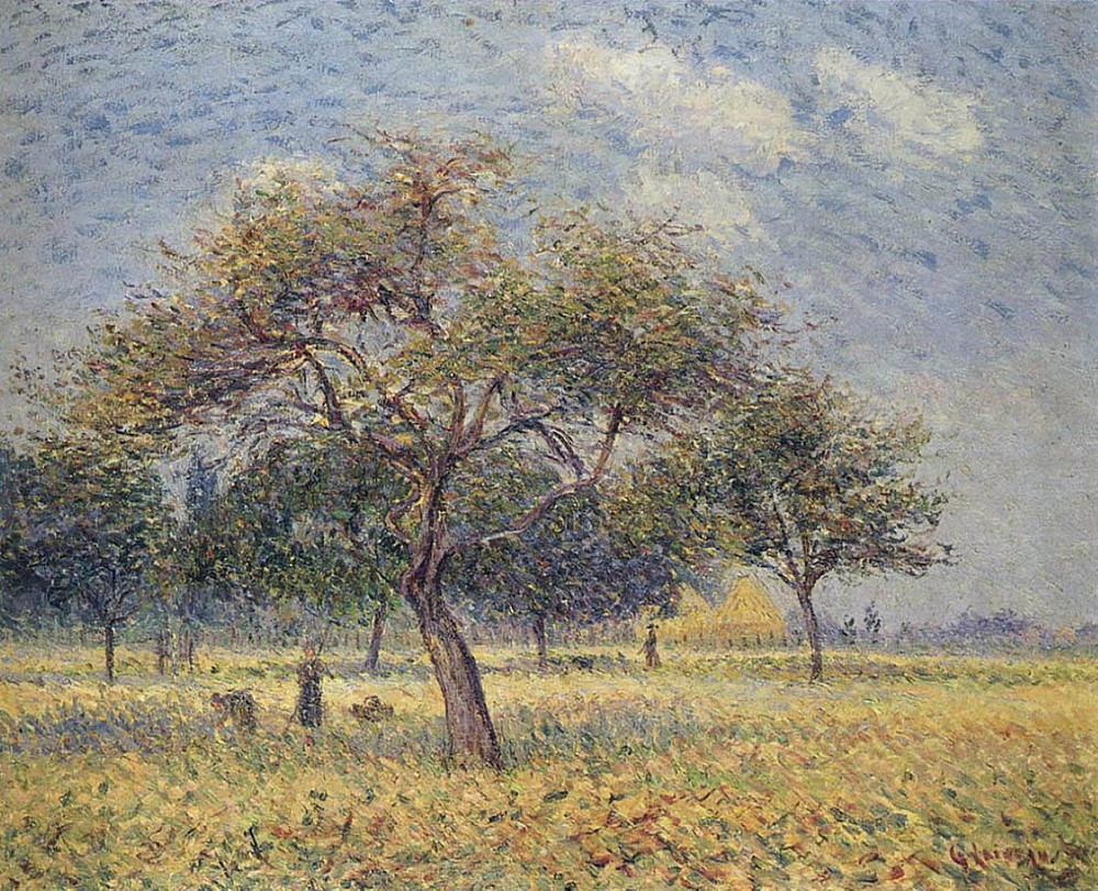 Gustave Loiseau Apple Trees in October, 1898 oil painting reproduction