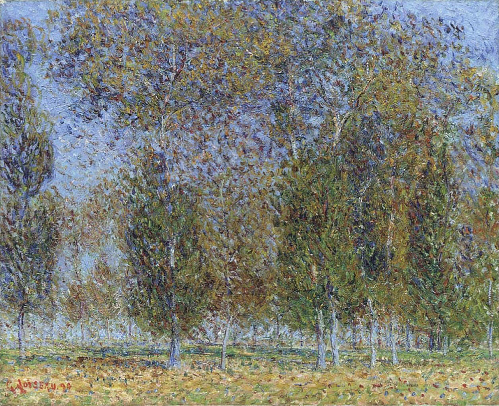 Gustave Loiseau Autumn Landscape near Saint-Cyr-du-Vaudreuil, 1899 oil painting reproduction