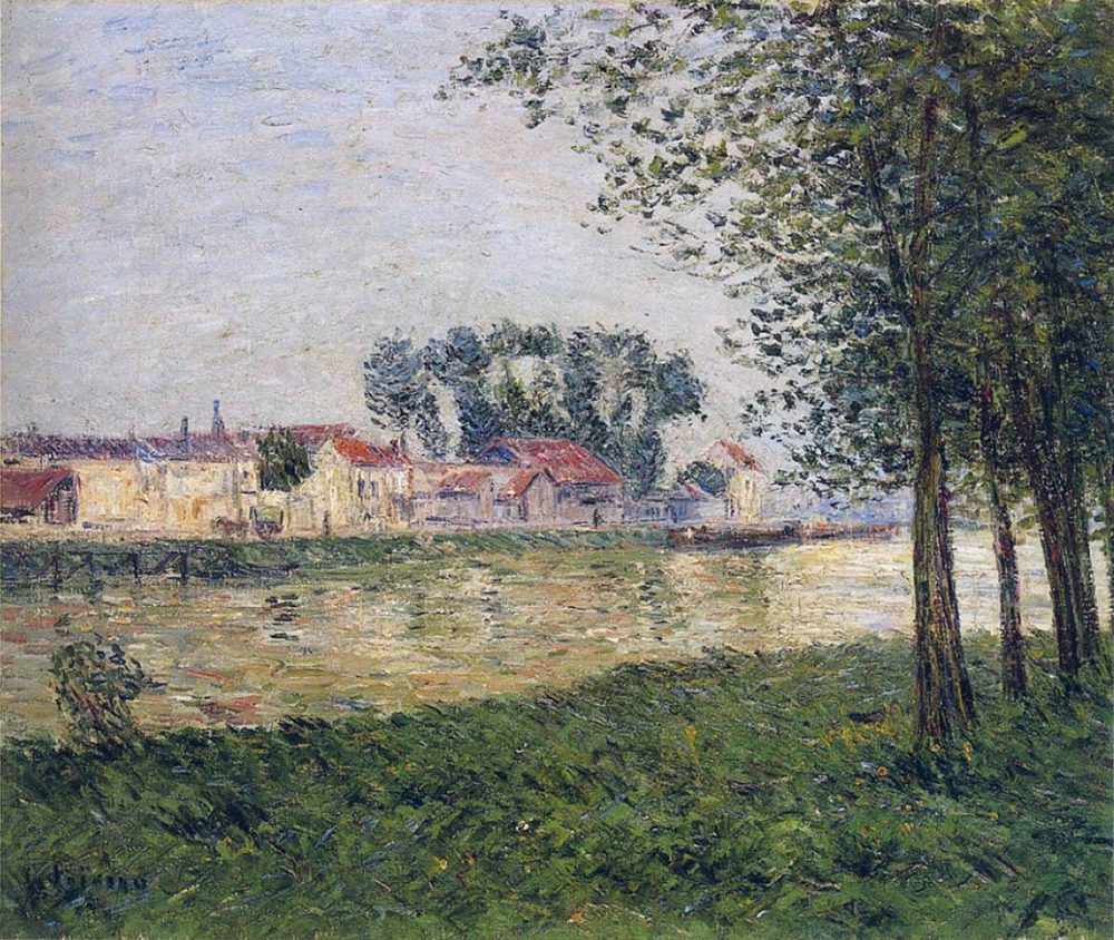 Gustave Loiseau By the Oise at Parmain, 1898 oil painting reproduction