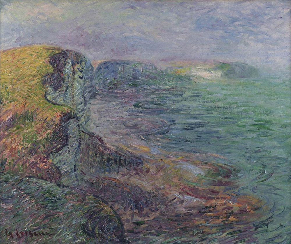 Gustave Loiseau Cliffs at Yport oil painting reproduction