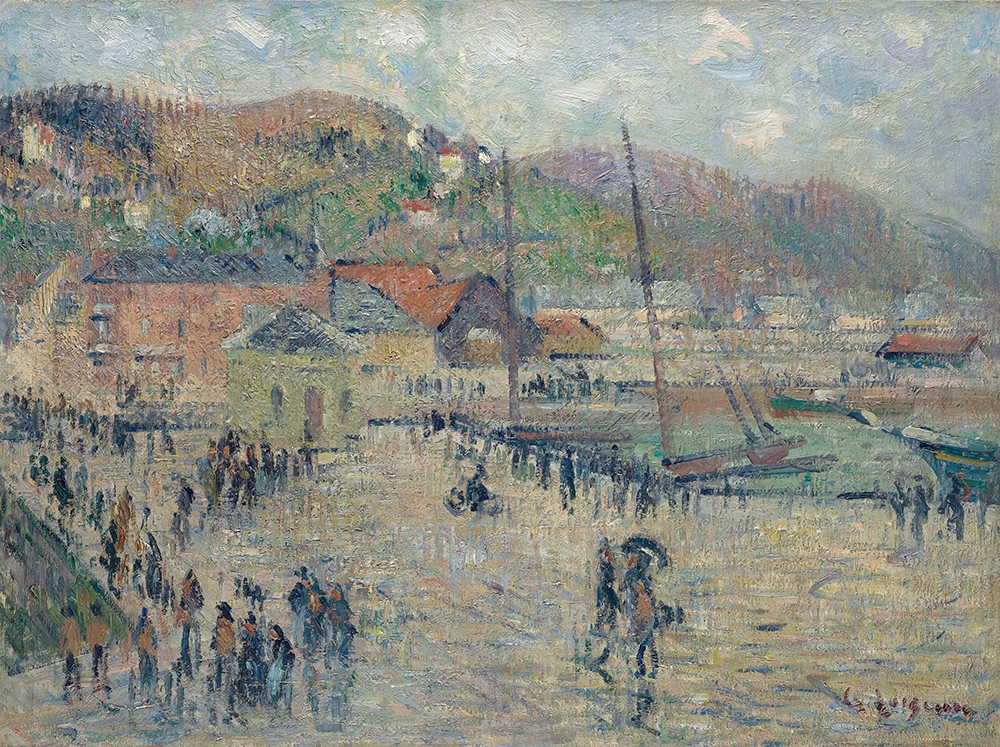 Gustave Loiseau Grand Quay, Fecamp, 1925 oil painting reproduction