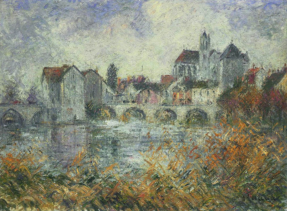 Gustave Loiseau Moret-sur-Loing ein Autumn oil painting reproduction