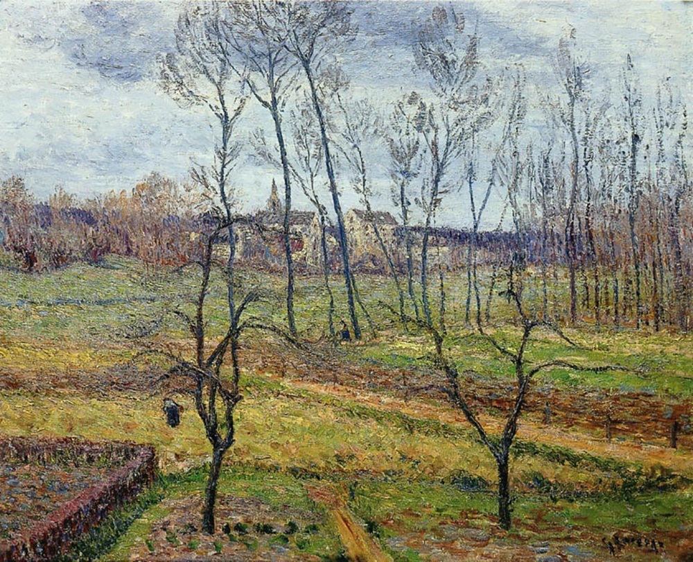 Gustave Loiseau Overcast Weather at Nesles-la-Vallee, 1896 oil painting reproduction