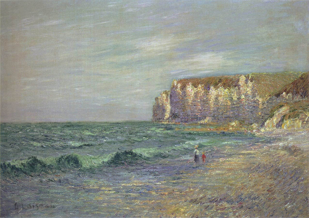 Gustave Loiseau Petit Dalles at Normandy, 1908 oil painting reproduction