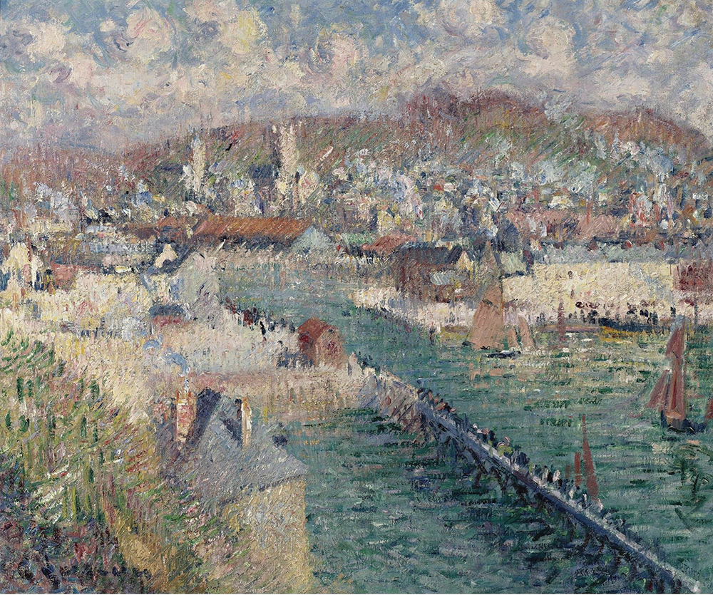 Gustave Loiseau Port of Fecamp, 1925 oil painting reproduction