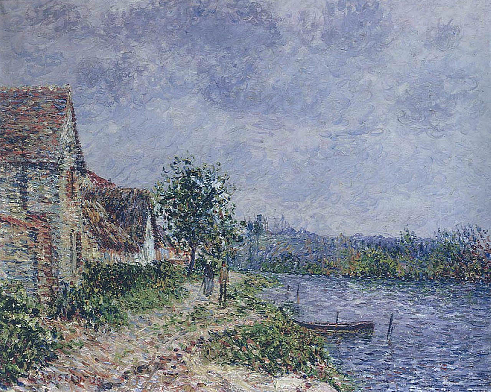 Gustave Loiseau Port-Joie on the Seine, 1889 oil painting reproduction