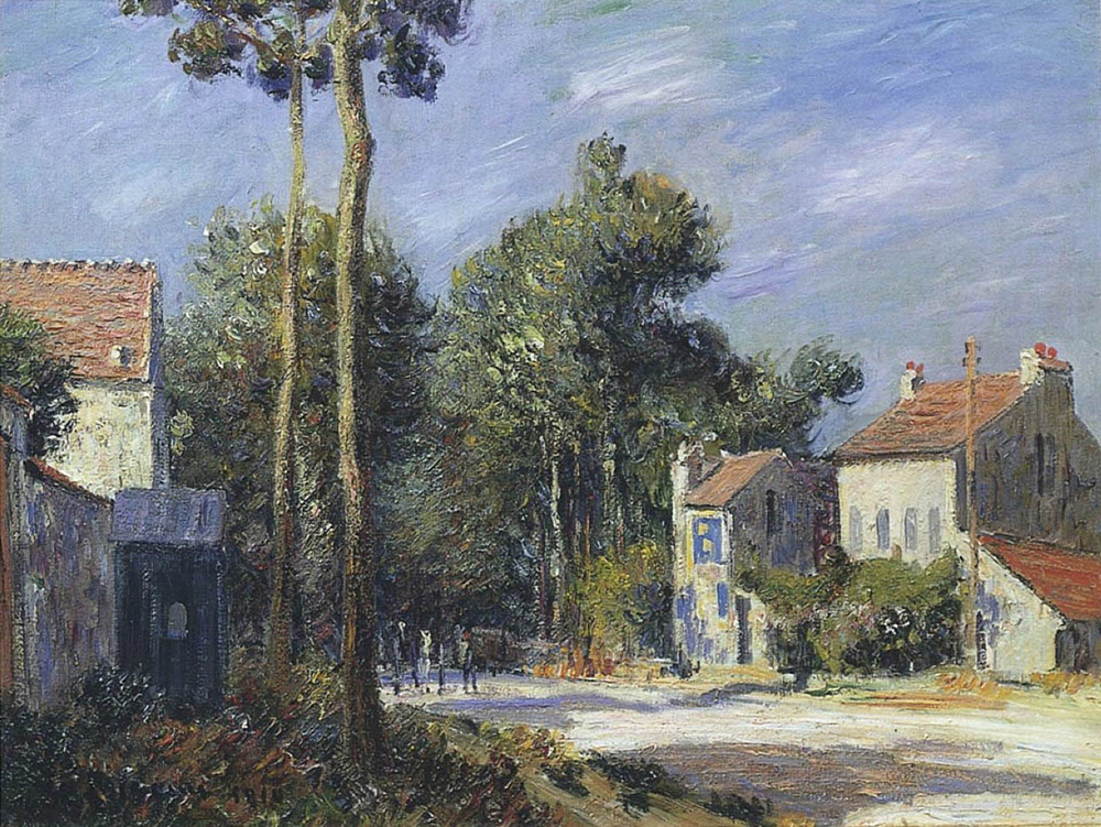 Gustave Loiseau Road to Versailles, 1910 oil painting reproduction