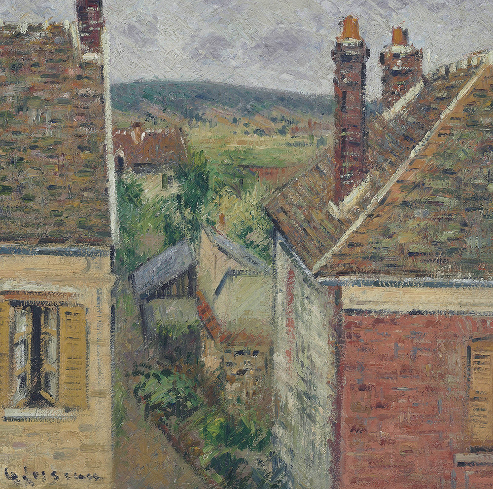 Gustave Loiseau Roofs of Houses in Normandy, 1931 oil painting reproduction