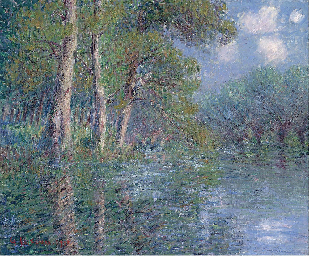 Gustave Loiseau The Bend of the Eure, 1913 oil painting reproduction