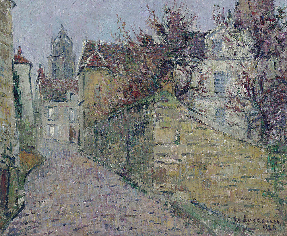 Gustave Loiseau The House of Sisterhood, Pontoise, 1924 oil painting reproduction