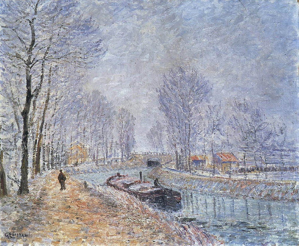 Gustave Loiseau The Seine at Pontoise oil painting reproduction