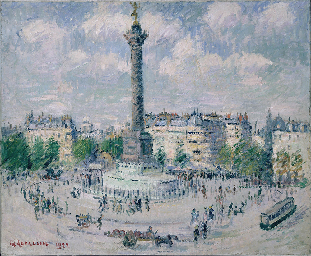 Gustave Loiseau The Square of the Bastille, 1922 oil painting reproduction