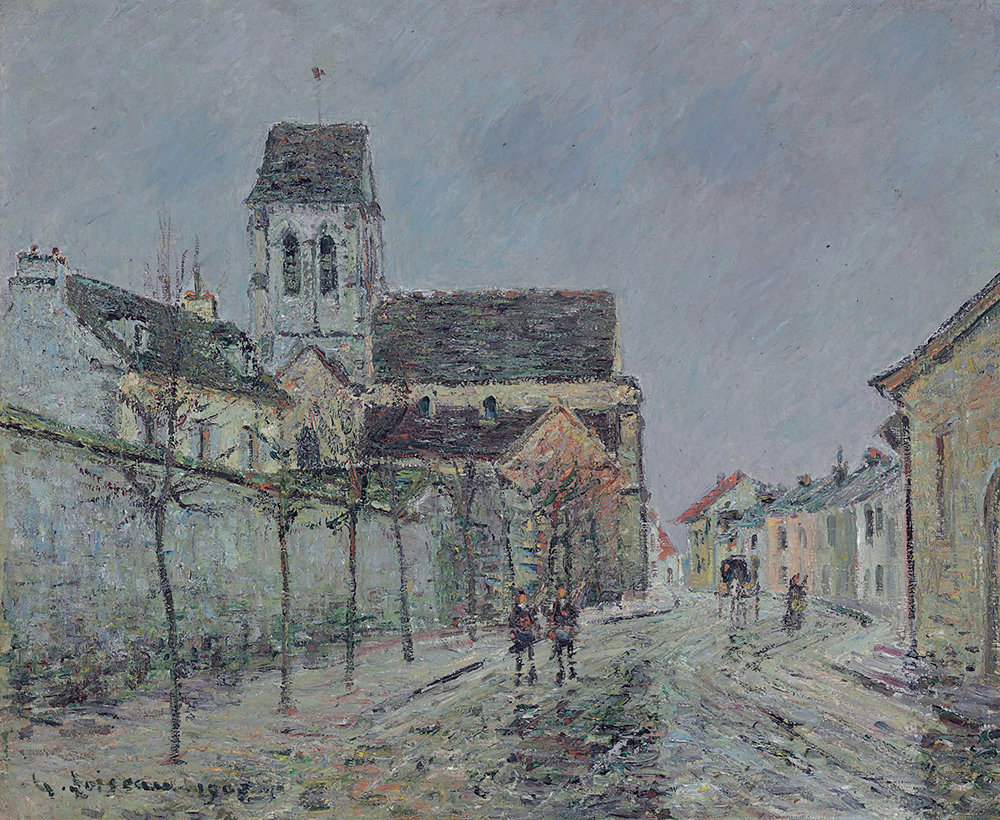 Gustave Loiseau The Street of St. Ouen after the Rain, 1903 oil painting reproduction