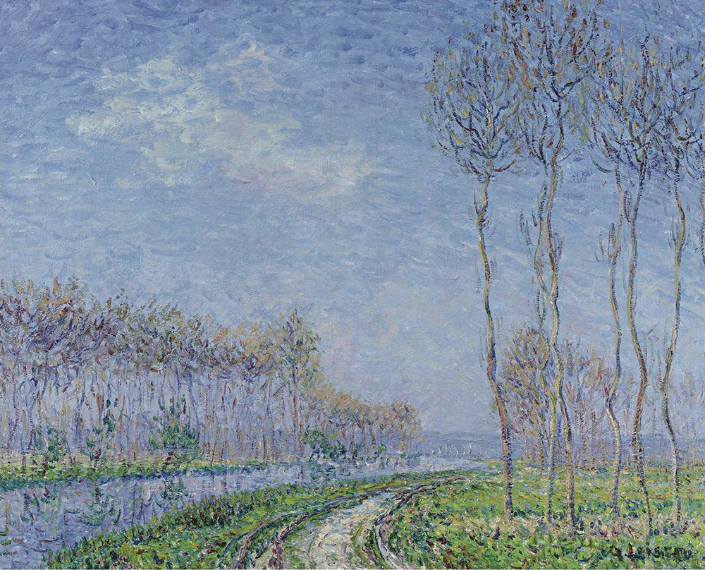 Gustave Loiseau Trees on the Bank of the River, 1899 oil painting reproduction